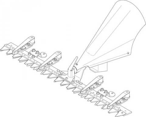 Mähantrieb mit Schwinghebebalken 102 cm ESM